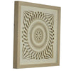 Benzara 20 x 8 Abstract Shadow Box Wall decor, Beige and Brown