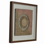 Benzara 24 x 11 Abstract Scroll Shadow Box Wall decor, Brown