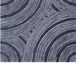 Benzara Square Sandstone Wall Decor with Lined Circular Design, Small, Gray