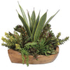 Uttermost 60119 Salar Succulents In Teak Bowl