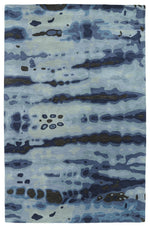 Kaleen Rugs Brushstrokes Collection BRS03-17 Blue Area Rug