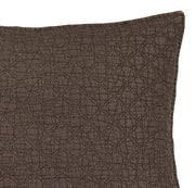 Benzara 2 Piece Diamond Quilted Polyester Twin Coverlet Set, Brown