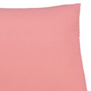 Benzara Twin Size Reversible Fabric Comforter Set with 1 Sham and Ruffles, Pink