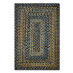 Homespice Decor 322029 20" x 30" Rectangular Black Forest Durable Braided Rug