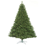 4.5' Oregon Fir Artificial Christmas Tree Wide Angle Single Mold Warm White LED