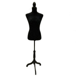 Female Solid Black Mannequin by The Urban Port