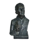 Doctor Statue Sculpture in Patina Black Finish by The Urban Port
