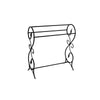 Benzara C482-MTL0017  Antique Style Metal Towel Rack Stand, Black