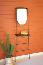 Kalalou CBB1124 Metal Mirror With Shelf