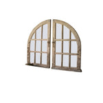 Kalalou CCG1434 Arched Mirror Window Set of 2