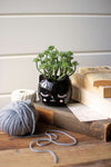 Kalalou CDV2069 Ceramic Cat Planter