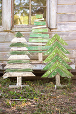 Kalalou CGU2236 Recycled Wood Trees with Stands