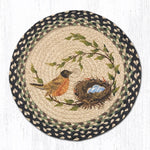 Earth Rugs CH-121 Robins Nest Round Chair Pad 15.5``x15.5``