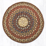 Earth Rugs CH-300 Honey/Vanilla/Ginger Jute Chair Pad 15.5``x15.5``