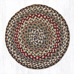 Earth Rugs CH-51 Fir/Ivory Jute Chair Pad 15.5``x15.5``