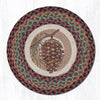 Earth Rugs CH-81 Pinecone Round Chair Pad 15.5``x15.5``