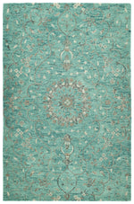 Kaleen Rugs Chancellor Collection CHA01-78  Turquoise  Area Rug