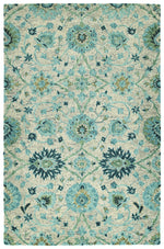 Kaleen Rugs Chancellor Collection CHA03-78  Turquoise  Area Rug
