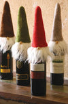 Kalalou CHB1115 Santa Wine Toppers With Wispy Beards Set of 4