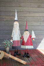 Kalalou CHE1296 Metal Santas with Beards