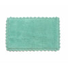 Benzara Aqua Blue Crochete Mat