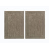 Benzara Splendor Reversible Step Out Bath Mat Rug Set 2 Pc