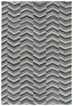 Kaleen Rugs Chaps Collection CHP01-38 Charcoal Area Rug