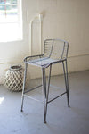 Kalalou CHW1008 Metal Bar Stool