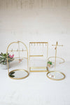 Kalalou CHW1189 Tabletop Jewelry Stand with Mirror Bases