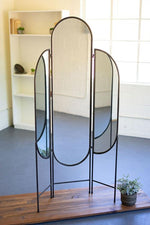 Kalalou CLL2478 Triple Folding Floor Mirror
