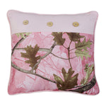 HiEnd Accents Oak Camo Pillow, Pink