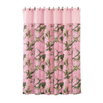 HiEnd Accents Pink Oak Camo Shower Curtain