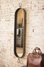 Kalalou CMN1266 Tall Oval Wall Mirror