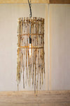 Kalalou CMNQ1045 Tall Bamboo Pendant Lamp