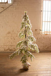 Kalalou CNL1303 Artificial Frosted Christmas Tree - Large