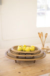 Kalalou CNMR1020 Set Of Three Bamboo Trays
