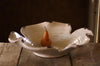 Kalalou CPH2771 Giant White Ceramic Leaf Bowl