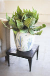 Kalalou CPH3337 Hand Painted Ceramic Vase