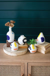 Kalalou CPH3415 Set Of Five Multicolor Hand Painted Vases