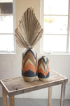 Kalalou CPH3424 Set Of Two Tan And Browns Ceramic Vases