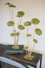 Kalalou CZG1250 Set Of Two Painted Metal Mushroom Clusters