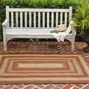 Homespice Decor 714077 - 5 x 8' Rectangular Canterbury Pure Comfort Braided Rug