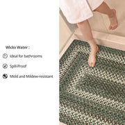Homespice Decor 316875 8' x 10' Rectangular Cedar Ridge Ultra Durable Braided Rugs