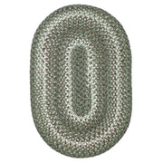 Homespice Decor 303875  4' x 6' Oval Cedar Ridge Ultra Durable Braided Rugs