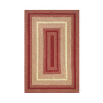 Homespice Decor 717184 2.5' x 6' Rectangular Cherry Pie Pure Comfort Braided Rug