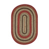 Homespice Decor 502711 27" x 45" Oval Chester Jute Braided Rug