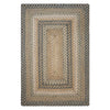 Homespice Decor 513014 4' x 6' Rectangular Coffee Jute Braided Rugs