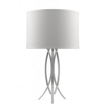Westminster, Transitional 1-light Painted Nickel Table Lamp 14`` Shade