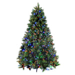9'x73" Mixed Brussels  Deluxe Tree 2583 PVC Tips Dura-Lit 1500 Multi LED