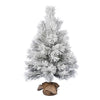 Vickerman  36" Frosted Beckett Pine Artificial Christmas Tree Unlit